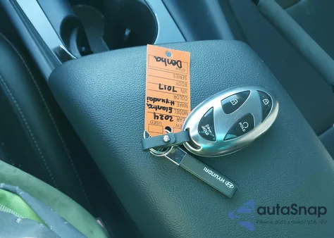 2024 Hyundai Elantra Hybrid Limited from USA, damaged, VIN KMHLN4DJ2RU097017